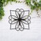Set of 2 20"L Traditional Heart and Petal Iron Scroll Outdoor Wall Decor
